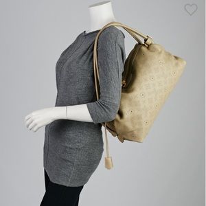 Louis Vuitton Galatea Handbag Mahina Leather MM